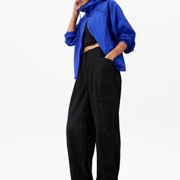 Athleta Black Wide Leg Pants - Picture 3 of 11